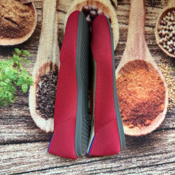 Rothy’s Rounded toe flats shoes in Scooter Red - Picture 6 of 8
